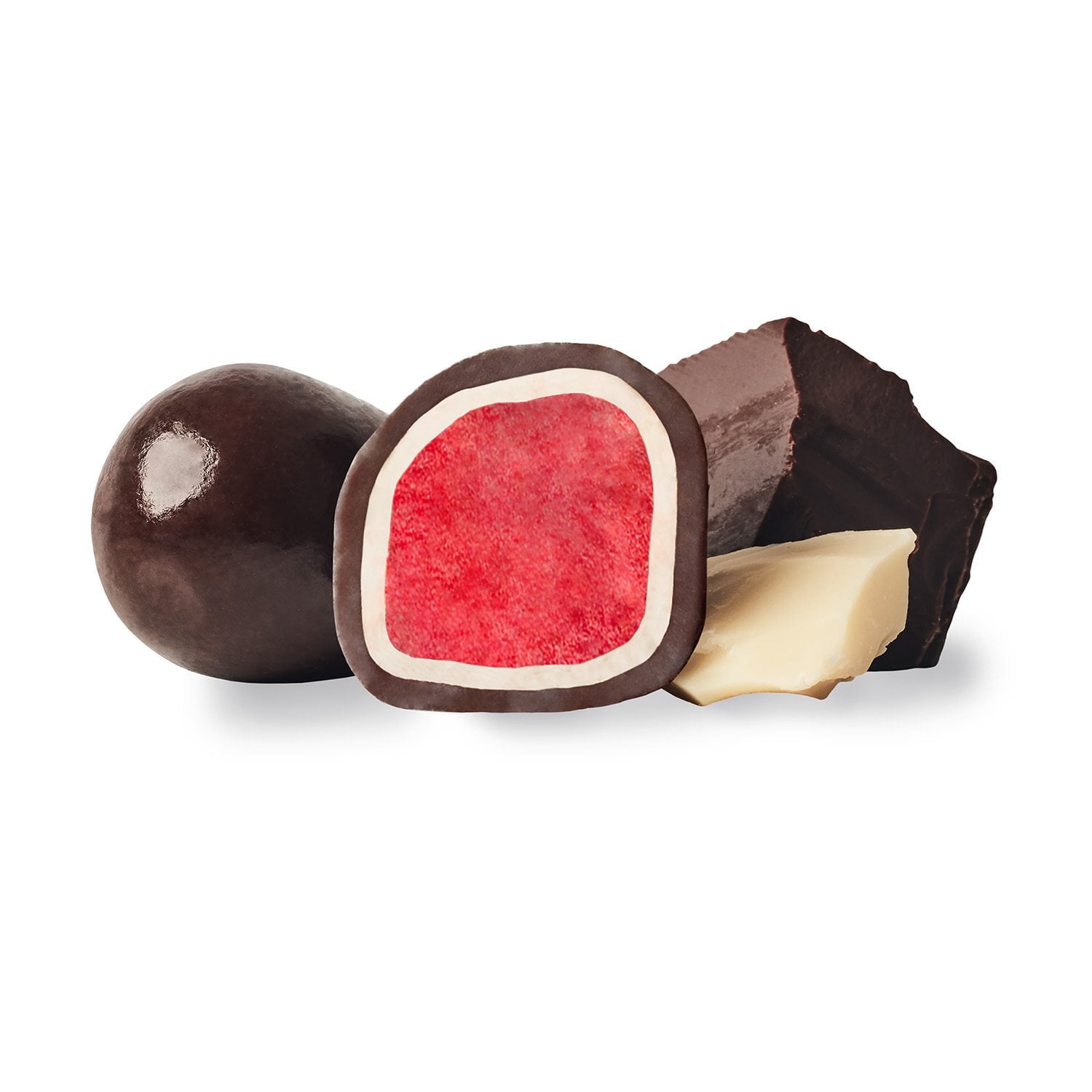 Tru Fru Dark and White Chocolate Freeze-Dried Strawberries 13 OZ