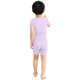 thumbnail image 4 of Odeerbi 6M-7Y Conjunto de Pijama de Verano Para Niños Y Niñas de Punto Elástico Con Camiseta de Manga Corta Y Pantalón Corto de Cintura Alta Conjunto de Pijama de Dos Piezas, 4 of 5