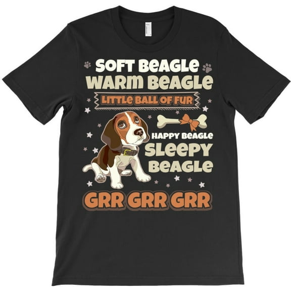 Beagle Dog Soft Warm Funny Beagles Holiday Graphic T-Shirt G10336, Up to 5XL