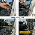 thumbnail image 3 of Universal Fit Car Door Step Foldable Roof Rack Door Step Up on Door Latch Supports Both Feet Easy Access to Rooftop for Most Car SUV Truck Max Load lbs (), 3 of 7