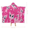 thumbnail image 2 of My Lit-tle Pony Hooded Blanket, Wearable Blanket Hoodie Cozy Soft Warm Hooded Flannel Blanket for Women Men Boys Girls, 2 of 7