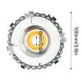 thumbnail image 3 of DPTALR 4 Inch Angle Grinder Disc 22 Tooth Chain Saw Wood Carving Cutting Disc Steel, 3 of 9