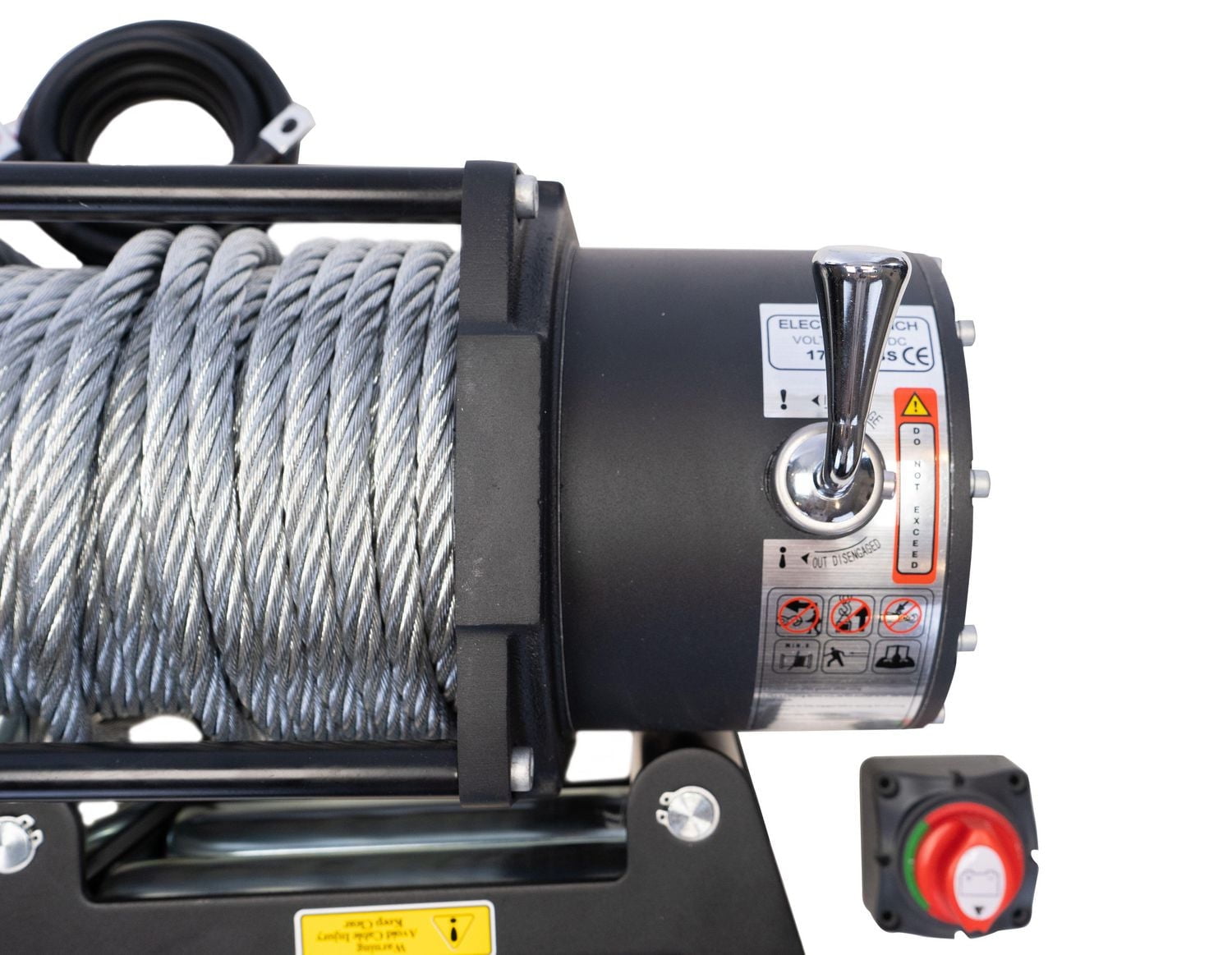 DK2 17,500 lb Premium Electric OEM Winch (Steel Cable Included)
