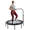 thumbnail image 3 of Open Box Stamina inMotion 48" Round Trampoline with Adjustable Handlebar, Black, 3 of 11