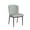 Gray, variant on HomePop Channel Back Dining Chair with Metal Legs, Set of 2, Gray