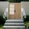 2Pcs Handrails Outdoor Steps Stair Railing Indoor U-Shaped Hand ...