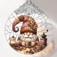 thumbnail image 1 of Adorno de Vidrio Templado con Duende Touber 7.5x9 cm Navidad, 1 of 6