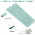 thumbnail image 4 of Silicone Heat Resistant Travel Mat Pouch for Curling Iron Hair Straightener Flat Iron and Hair Styling Tool (Pink), 4 of 9