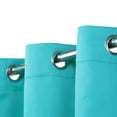 thumbnail image 2 of MDS Blackout Curtains for Living Room and Bedroom Thermal Insulated Grommet Room Darkening Draperies 2 Panels (Teal 42x72), 2 of 7