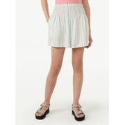 Free Assembly Girls Smocked Waist Shorts, Sizes 4-18