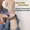 thumbnail image 2 of REQO Braided Bands With Magnetic Clasp Compatible with Apple Watch Band 38mm 40mm 41mm 42mm 44mm 45mm 46mm 49mm；Soft Nylon Sport Loop Strap for iWatch Series Ultra 2&1 10 9 8 7 6 SE 5 4 3 Women Men, 2 of 7