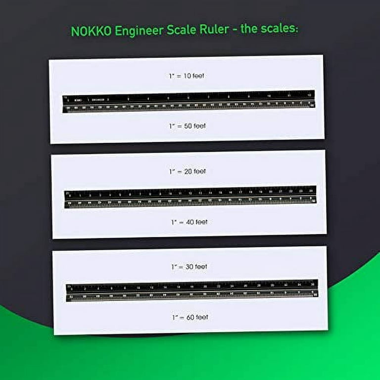 NOKKO 6 Inch Metal Ruler Bulk Set - 50-Pack of Compact 6-Inch / 15cm  Stainles