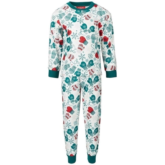 Family PJs Matching Kids 2 Piece Pajama Set, MITTENS, 2T - 3T New with box/tags
