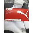 PUMA Mens No Show Socks, White 10 Pair
