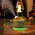 thumbnail image 4 of 280mL Kerosene Lamp Shaped Humidifier Diffuser With 7-color Light USB Cool Mist Humidifier Desktop Air, 4 of 8