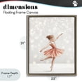 thumbnail image 4 of Stupell Industries Cottage Dancing In The Light Brown Floating Frame Canvas Art, 25 x 31, by Christine Simpson Art, 4 of 8