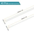 thumbnail image 2 of Unique Bargains 40pcs ABS Round Rod, Diameter 1mm to 2mm, Length 250mm, ABS Plastic Stick Solid Bar, White Rods Assortment Kit, 2 of 5