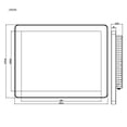 thumbnail image 2 of GreenTouch 15 Inch Touch Screen LCD Monitor Open Frame LCD Touch Panel,HDMI/VGA/DVI,1024 * 768 @60Hz, 2 of 6