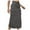 Dark Gray, variant on Women Denim Cargo Long Skirts Casual Solid High Waisted Pencil Skirt Baggy Comfy Maxi Length Jean Skirt with Multi Pocket Army Green XL