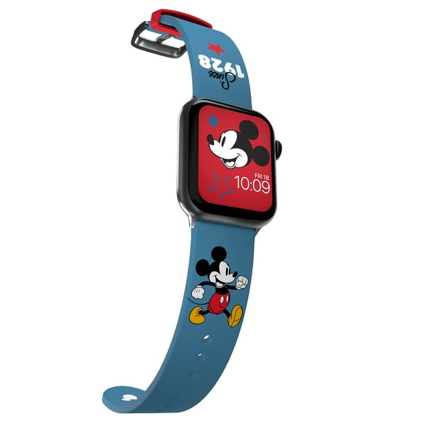 Mickey Mouse Classic Star Officially Licensed Silicone Band Compatible with Apple Android Smartwatch Walmart Business Supplies