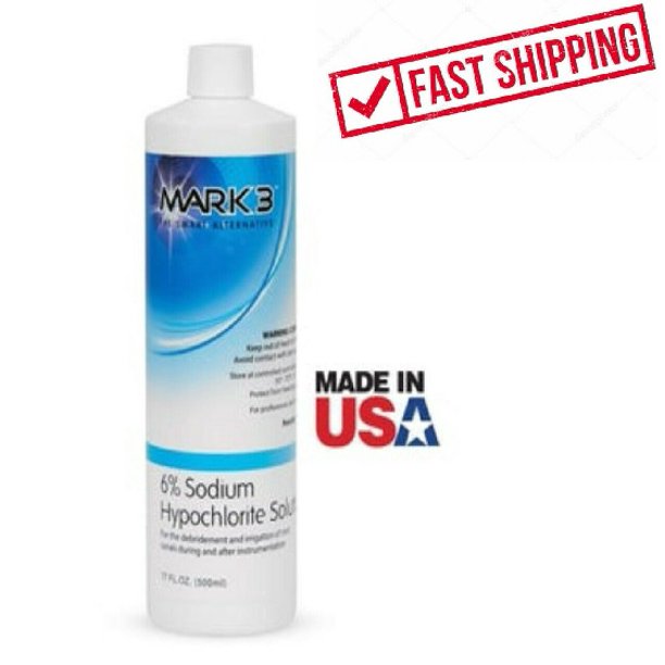 Dental Endo Sodium Hypochlorite Solution 6 17oz. Btl Root Canal