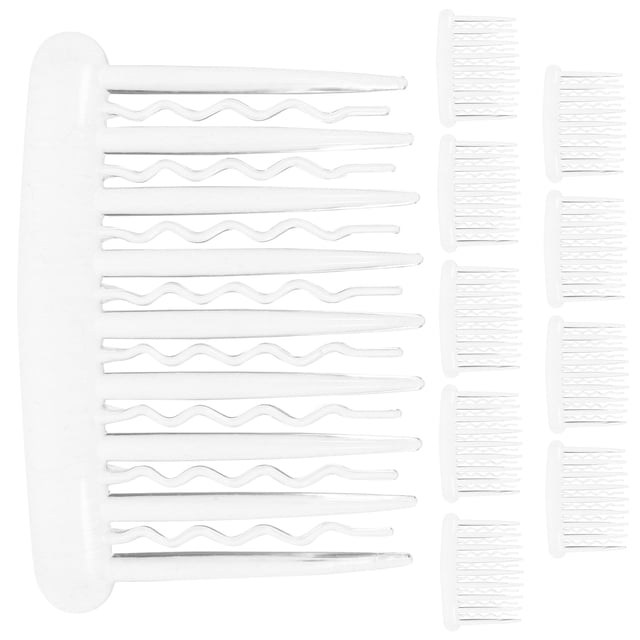 MERRYHAPY 10Ud Peines Pequeños Transparentes Para Peinados Estilo Francés Y Fijación Cómoda