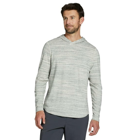 VRST Men's Essential Hoodie, Small, Silver Shadow Marble Gray