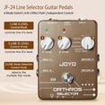 thumbnail image 2 of Pedal de guitarra selector de líneas JOYO ORTHROS SELECTOR JF-24, 2 of 6