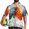 thumbnail image 4 of Mathematical Engineering Men's Short Sleeve Poplin Shirt, Casual Printed Beach Button Down Summer Unisex Shirts, 4 of 6