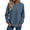 #05 Blue, variant on Womens Fall Tops Long Sleeve Tunic Tops Loose Striped Print T Shirt Clothing Crew Neck Shirt Khaki Pullover Tops Size M