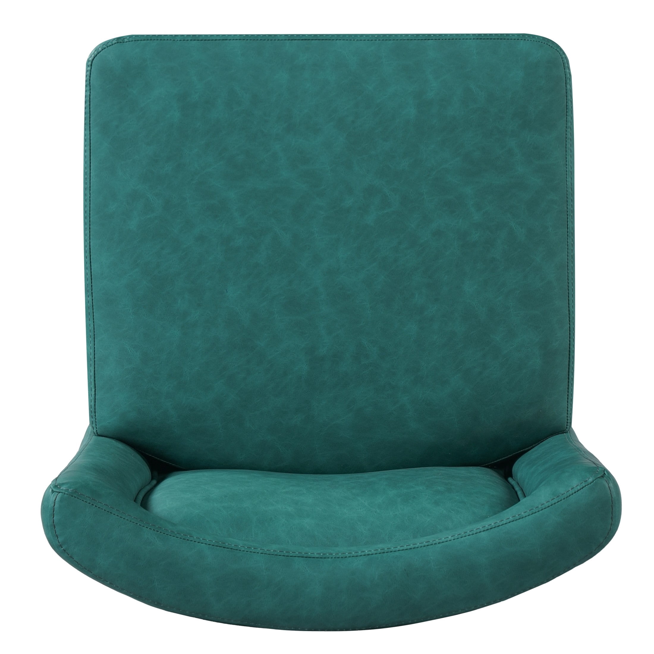 Christopher Knight Home Modern PU Upholstered Armless Dining Chairs, Green, Set of 2