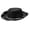 Black, variant on Xudanell Child Brown Cowboy Hat for Toddlers & Felt Cowboy Hat for Boys & Girls Ages 4 5 Year Old Halloween
