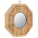 thumbnail image 4 of Espejo convexo Bagua con marco de madera. Espejo compacto para colgar en la pared. Adorno tradicional chino de la suerte para la oficina, el hogar o la sala de estar., 4 of 8