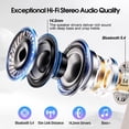 thumbnail image 3 of Auriculares inalámbricos QXUFV Bluetooth 5.4 ANC IPX7 48H Playtime, 3 of 8