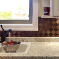 thumbnail image 2 of FASÄDE Miniquattro Decorative Vinyl Backsplash 15 sq ft Kit in Oil Rubbed Bronze, 2 of 6