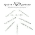 thumbnail image 5 of 91,100 Terminal Block Markers, 100pcs Nylon  for Easy Wiring  Organization, UK10N Compatible, 5 of 6