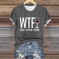 thumbnail image 1 of Fiudx Camisetas para Mujer Mujer Verano Ocio Moda Estampado de Flores Cuello Redondo Manga Corta Top/Camisa, 1 of 3