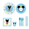 thumbnail image 2 of Mickey mouse party 1st birthday blue Disposable tableware decor anniversaire fille for baby baptism party cake paper plate decor Gao Jinjia LED, 2 of 2