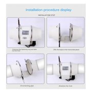 3/4/5/6inch Low Noise Pipe Duct Hydroponic Airflow Fan Exhaust Fan Kitchen Bathroom Ventilation Extractor Powerful Atti Fan ,Easy to Use - 4INCH_A