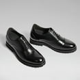 thumbnail image 6 of CMR CHAMARIPA Men's Height Increasing Formal Shoes - Black Leather Oxford Shoes 8CM / 3.15 Inches, 6 of 9