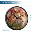 thumbnail image 3 of Indoor 12' Voice-Activated Luminous Decoration Wall Clock With LED Night Light Cute &beautiful Face, 3 of 8