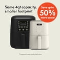 thumbnail image 2 of bella 4Qt Slim Air Fryer, Fits-anywhere Kitchenware, EverGood Ceramic Nonstick Coating, Adjustable Temperature, 6 Preset Cooking Options, 60 Min Auto Shutoff w Audible Tone, 3.3lb Capacity, Oatmilk, 2 of 5