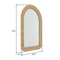 thumbnail image 6 of Nora Arch Rattan Woven Boho Wall Mirror, 6 of 6