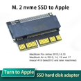 thumbnail image 2 of M.2 NVME SSD Convert Adapter Card For MacBook Air Pro Retina 2013-2017 NVME/AHCI, 2 of 5