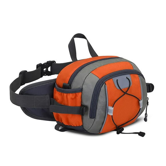 Sacs de Taille de Randonnée, Sacs de Taille Portables, Sac de Course Imperméable Porte-Bouteille d'Eau Multifonctionnel Pochette de Taille en Nylon Ceinture Ajustable Taille 1 Pcs