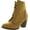 Khaki, variant on Top Moda Women's Scan-4 Cuban Heel Mid-Height Lace Up Ankle Boot