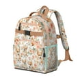 thumbnail image 2 of Corgi Dog and Flower Florals Backpack for School,Cute School Bag,Schoolbag with Adjustable Shoulder Straps & Padded Back,15.25"x11.5"x5.25", 2 of 6