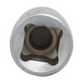 thumbnail image 3 of Adaptador de enchufe cuadrado de 1/4 de pulgada de 37 mm de longitud y bit ranurado de 7 mm 2 piezas, 3 of 3