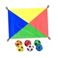 thumbnail image 4 of Juego de trabajo en equipo con lona, ​​juego de trabajo en equipo, actividades de ejercicio cooperativo para eventos de cohesión de equipo, fiestas, 4 of 8