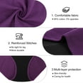 thumbnail image 6 of Loritta Period Underwear for Women Bikini Cotton Panties Leak Proof Postpartum Underwear 4 Packs, Size XS-3XL, 6 of 7